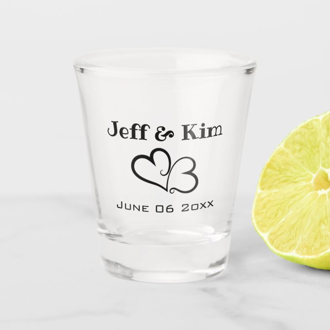 Verre A Shot Mariage (Devant)