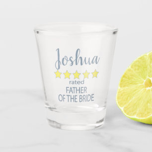 Verre A Shot Mariage & Cortège 5 étoiles pour le Père de la Mar