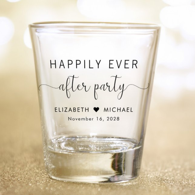 Verre A Shot Mariage Fête Pour Toujours (Créateur téléchargé)
