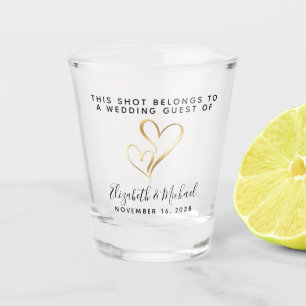 Verre A Shot Mariage Guest Keepsaké Party Favoriser