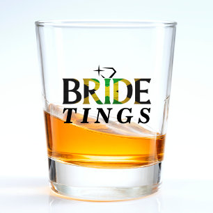 Verre A Shot Mariage jamaïcain Bachelorette, mariée