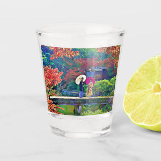 Verre A Shot Mariage japonais au Jardin Botanique No1