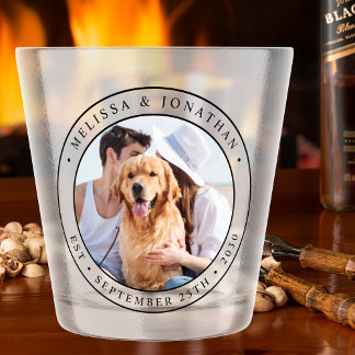 Verre A Shot Mariage photo personnalisé