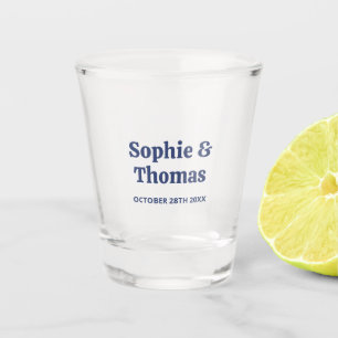 Verre A Shot Mariage Rétro Milieu de Siècle