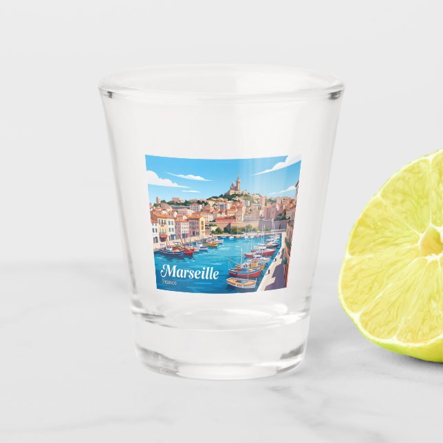 Verre A Shot Marseille France (Devant)