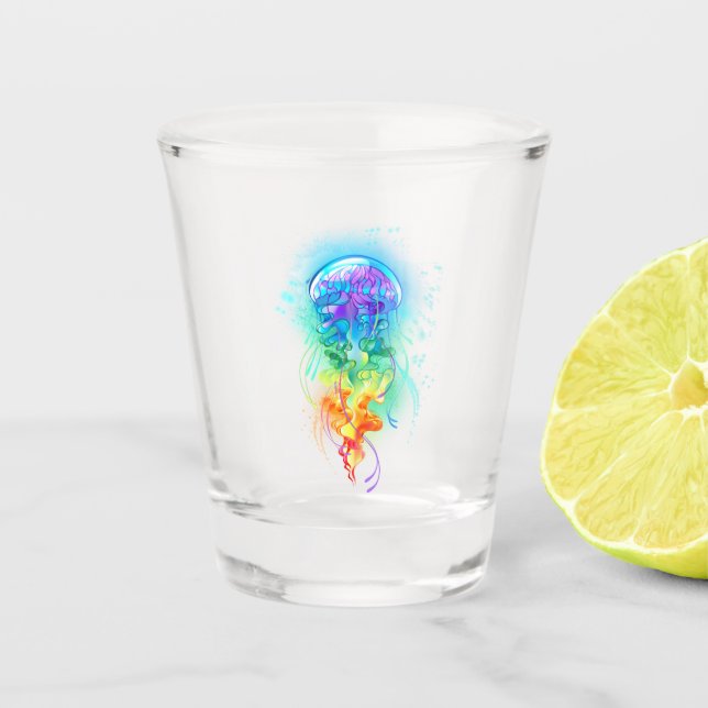 Verre A Shot Méduse arc-en-ciel (Devant)