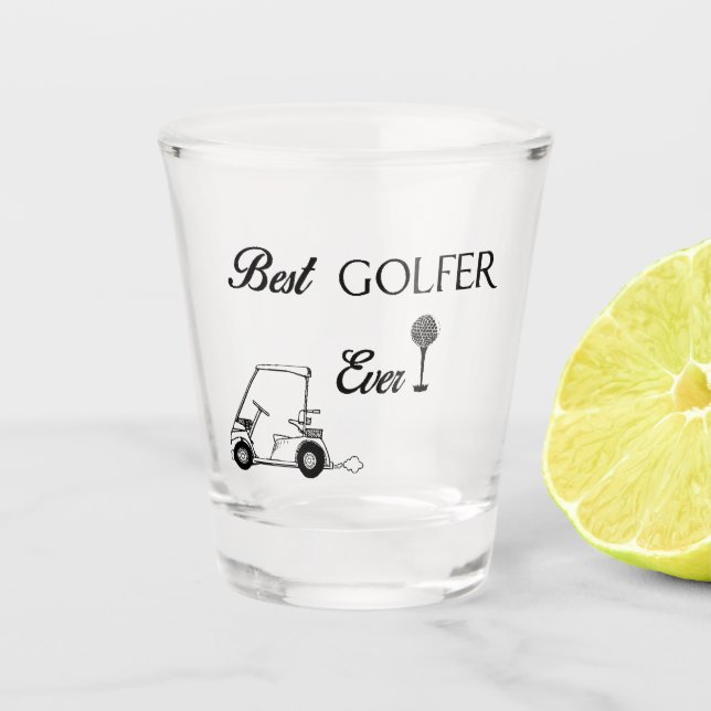 Verre A Shot Meilleur Golfeur (Devant)