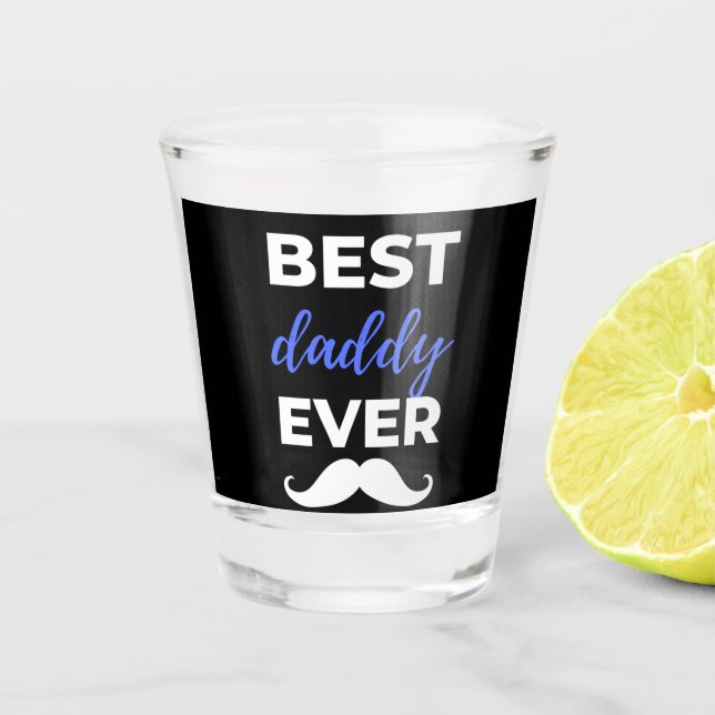 Verre A Shot Meilleur Papa du Monde (Devant)