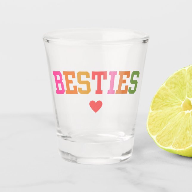 Verre A Shot meilleures amies (Devant)