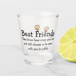Verre A Shot Meilleurs amis