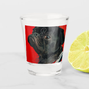Verre A Shot Meilleurs parents grands-parents photo animal de c