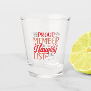 Verre A Shot Membre fier de la liste du Père Noël