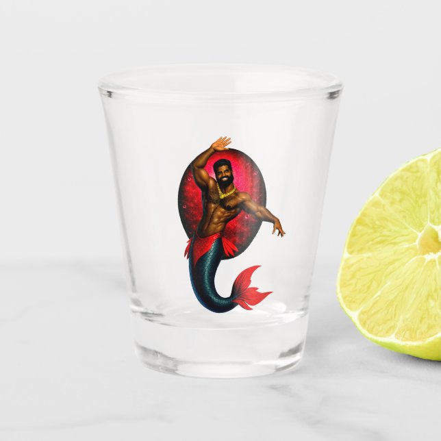 Verre A Shot Merbear Lagoon - Kwame Nsu (Devant)