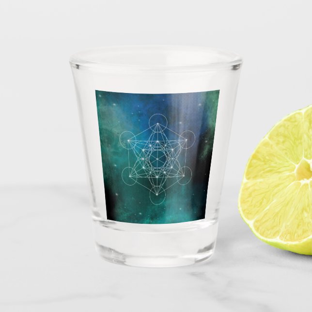 Verre A Shot Métatron, chakra, zen, géométrie sacrée, ange, spi (Devant)