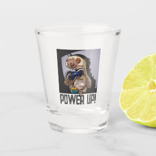 Verre A Shot Mettez-vous sous tension ! Drôle Cartoon Sloth Jou
