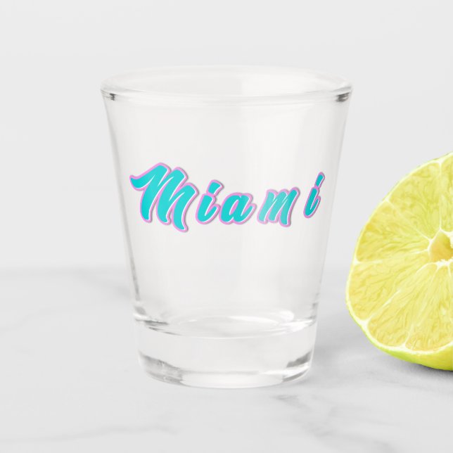 Verre A Shot Miami (Devant)