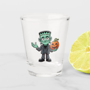 Verre A Shot Mignon, monstre du dessin animé Frankenstein