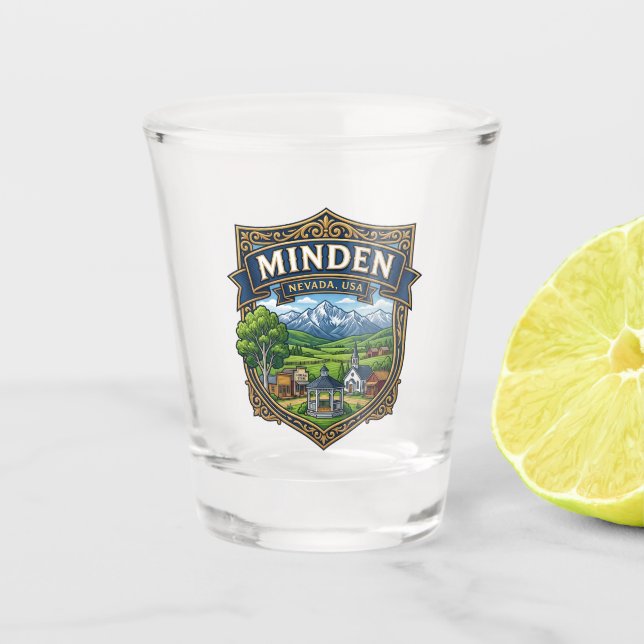 Verre A Shot Minden USA (Devant)