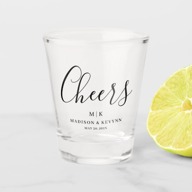 Verre A Shot Minimal et chic | MARIAGE (Devant)