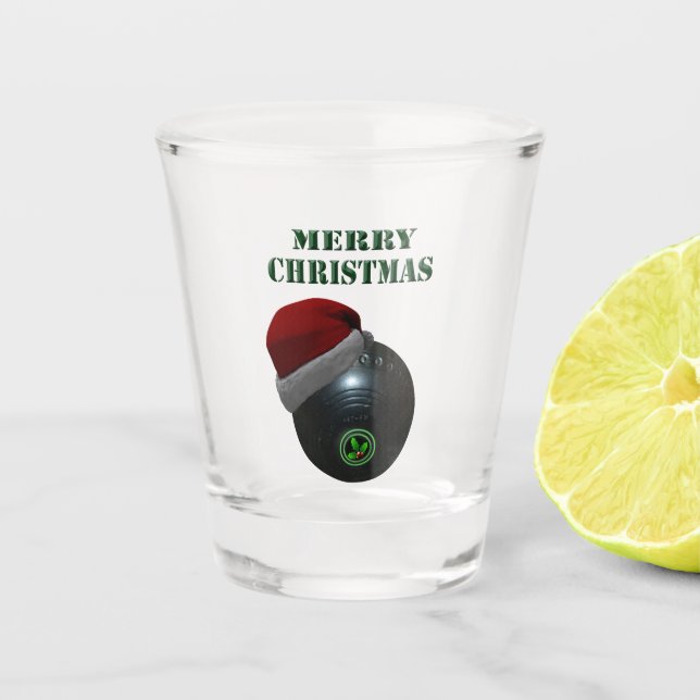 Verre A Shot Minimalists Bows Joyeux Noël, (Devant)