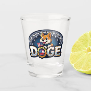 Verre A Shot Ministère De L'Efficacité Gouvernementale Chien De