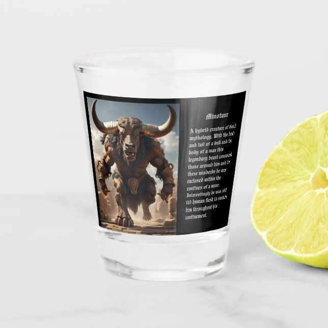 Verre A Shot Minotaure  (Devant)