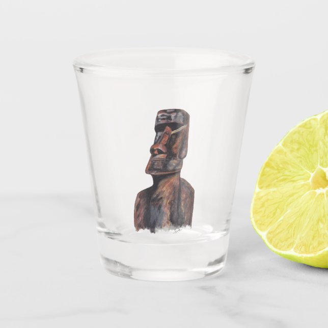 VERRE A SHOT MOAI (Devant)
