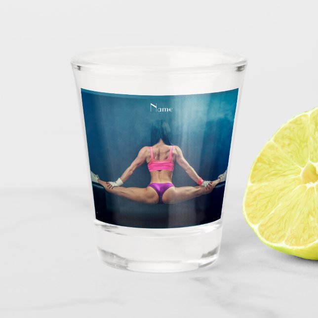 Verre A Shot Modèle de condition physique féminine Split Thunde (Devant)