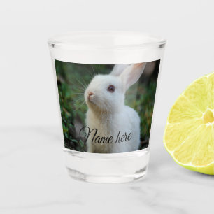 Verre A Shot Modèle de photo de nom d'animal de compagnie simpl