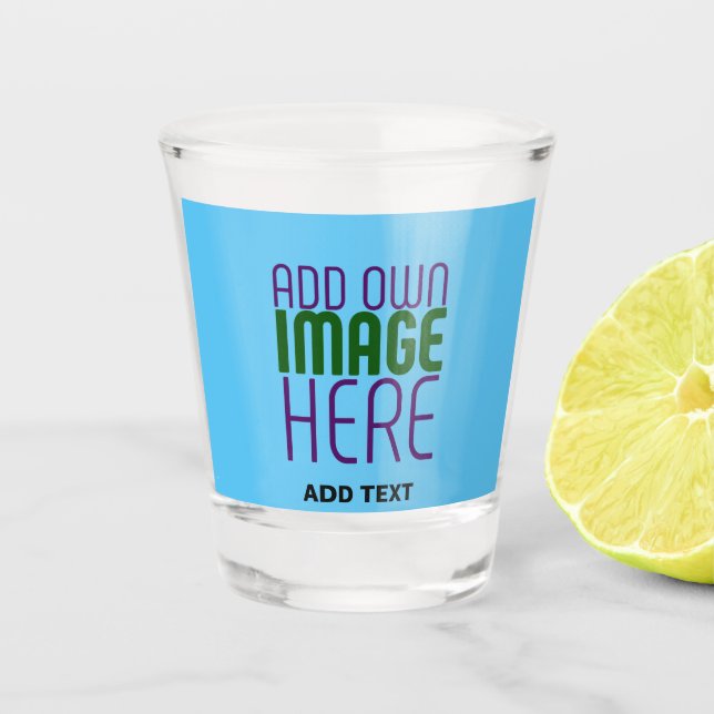 VERRE A SHOT MODÈLE DE TEXTE D'IMAGE BLEU SKY SWAG MODERNE MODI (Devant)