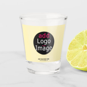 Verre A Shot Moderne Business Chic Personnalisable Ajouter Logo