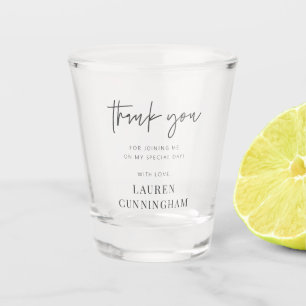 Verre A Shot Moderne Simple minimaliste Merci chic