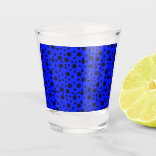 Verre A Shot Moderne Simple Noir pois motif jaune point