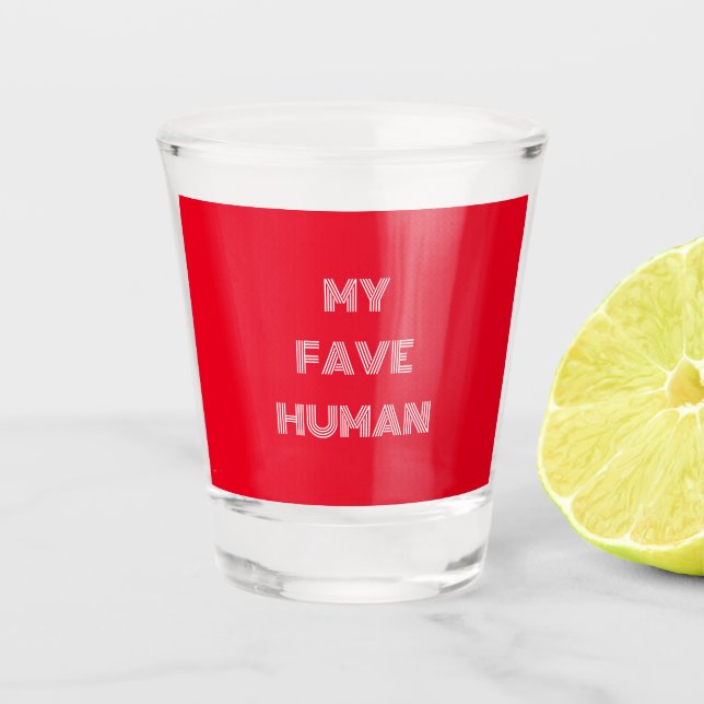 Verre A Shot Mon Feu Human Retro (Devant)