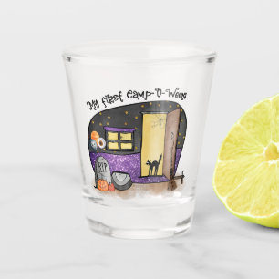 Verre A Shot Mon premier camp-O-Ween   Halloween Camping