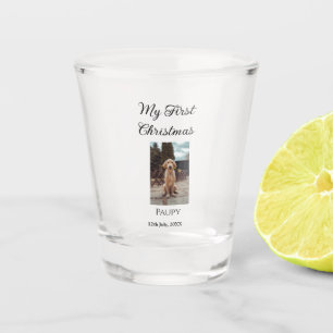 Verre A Shot Mon premier Noël ajouter nom animal chien chat ann