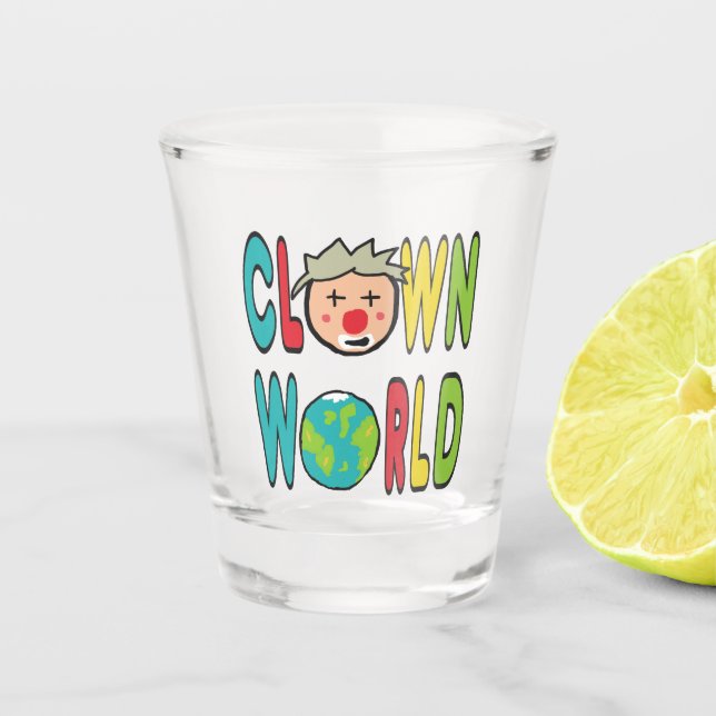 Verre A Shot Monde des clowns (Devant)
