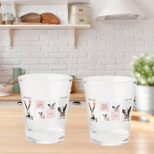 Verre A Shot Monde Meilleur chien maman Photo Collage Paste