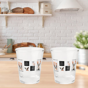 Verre A Shot Monde Meilleur chien maman Photo de chien de col