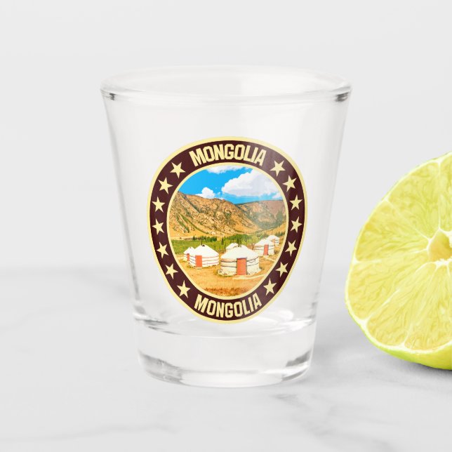 Verre A Shot Mongolie (Devant)