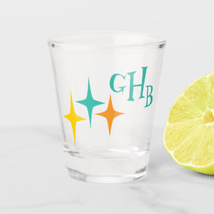Verre A Shot Monogramme triple Starburst