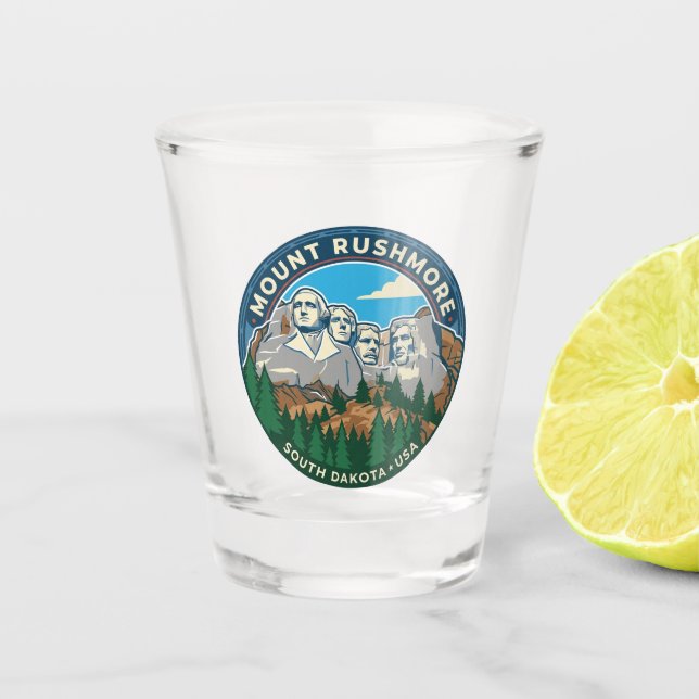 Verre A Shot Mont Rushmore Dakota du Sud (Devant)