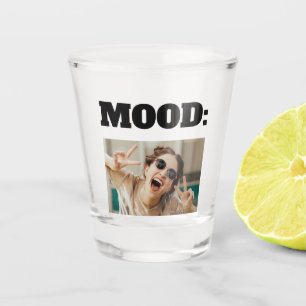 Verre A Shot MOOD personnalisée minimale amusante Ajouter une p