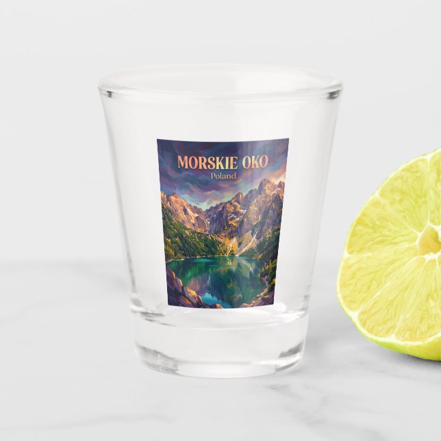 Verre A Shot Morskie Oko Pologne (Devant)
