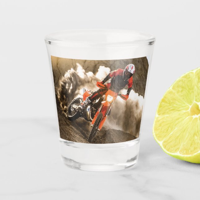 Verre A Shot Motocross Rider (Devant)