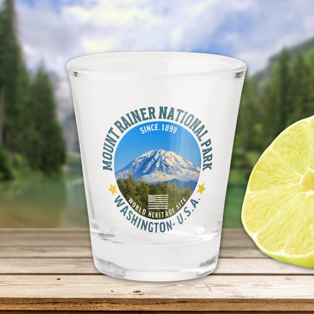 Verre A Shot Mount Rainier National Park – Adventure (Créateur téléchargé)