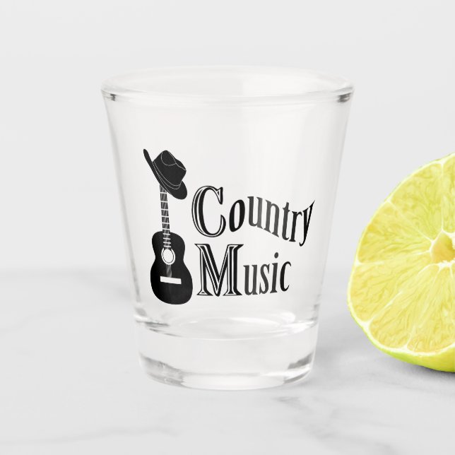 Verre A Shot Musique country (Devant)