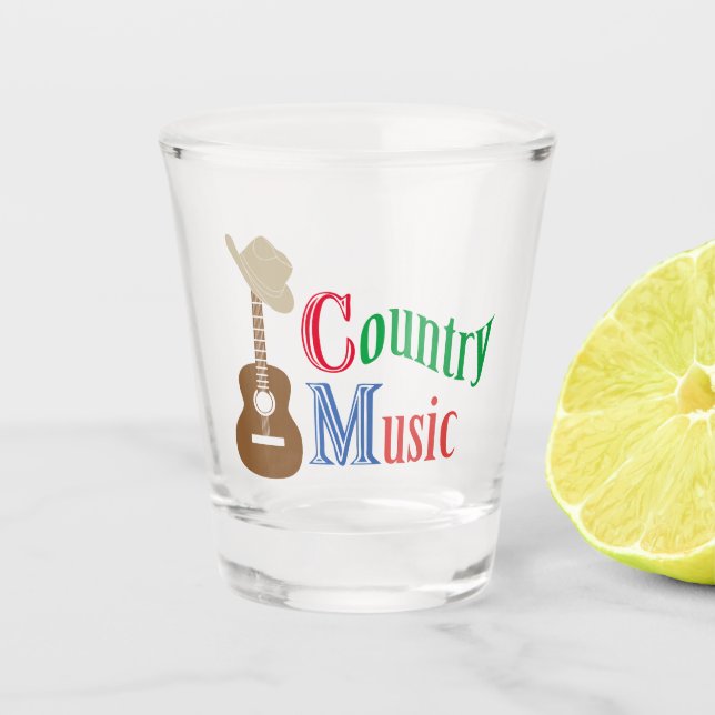 Verre A Shot Musique country (Devant)