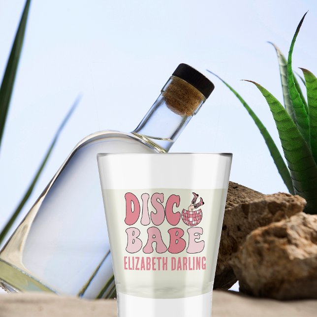 Verre A Shot Nashville Disco Bachelorette personnalisée (Créateur téléchargé)