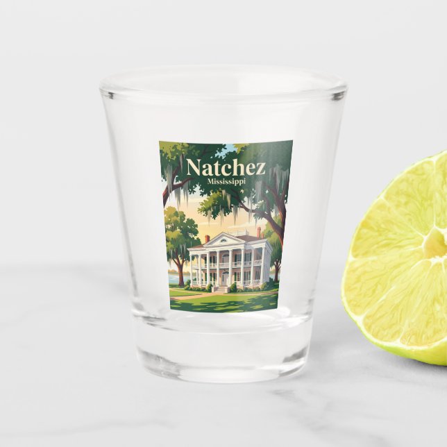 Verre A Shot Natchez Mississippi (Devant)